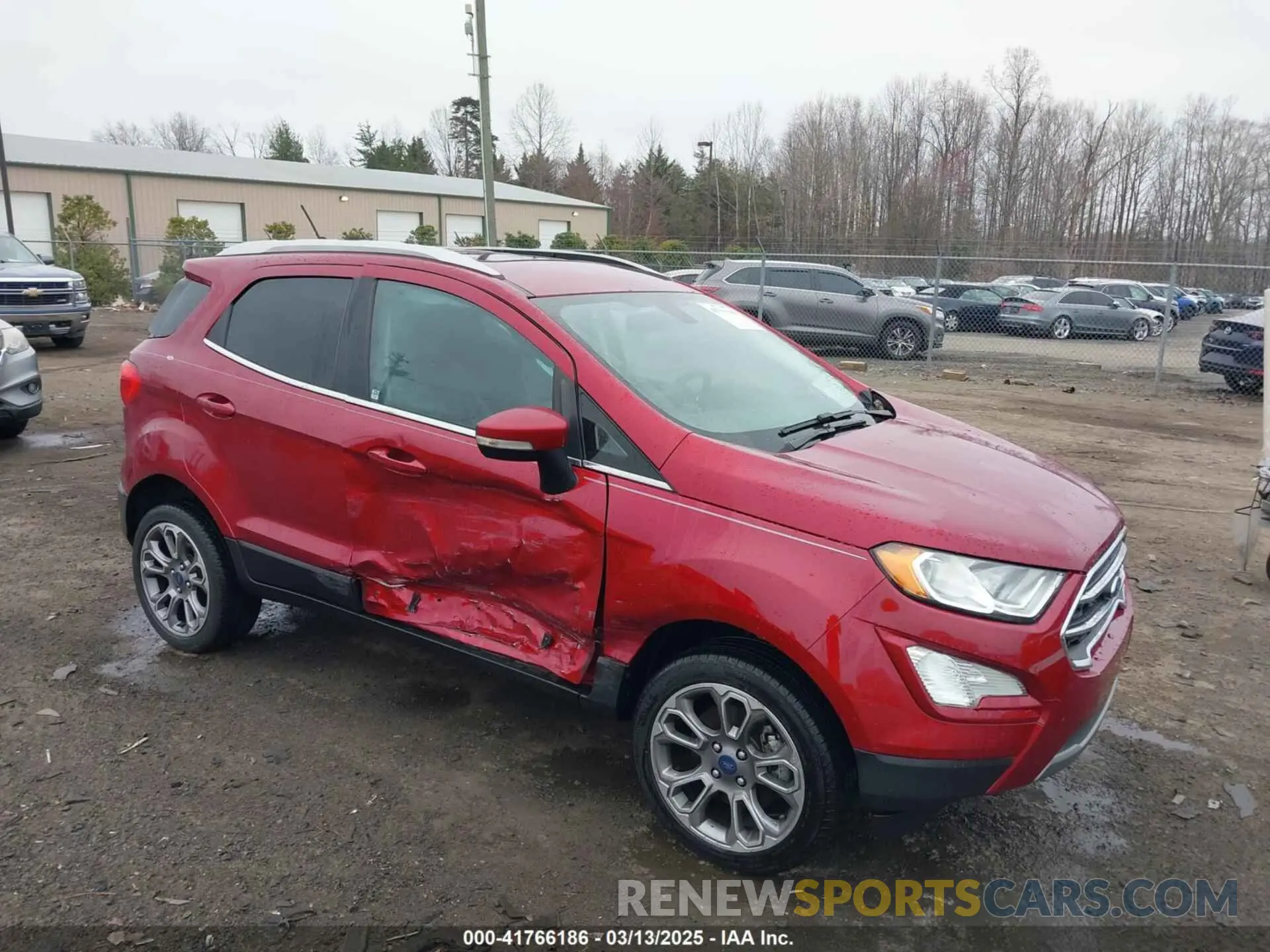 1 fotografías del automóvil dañado MAJ6S3KL5KC252573 FORD ECOSPORT 2019