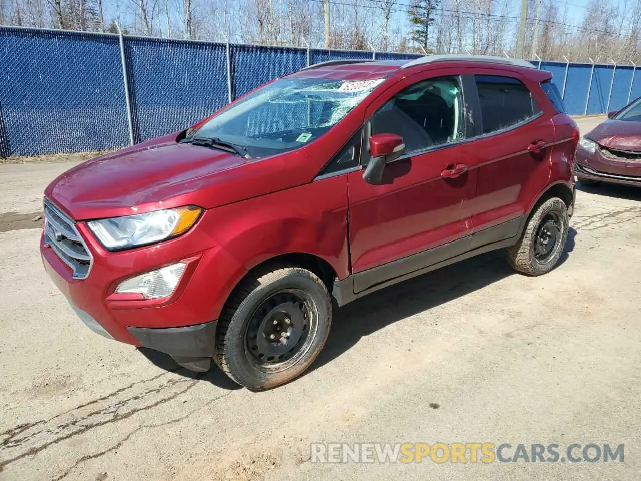 1 fotografías del automóvil dañado MAJ6S3KL5KC255764 FORD ECOSPORT 2019