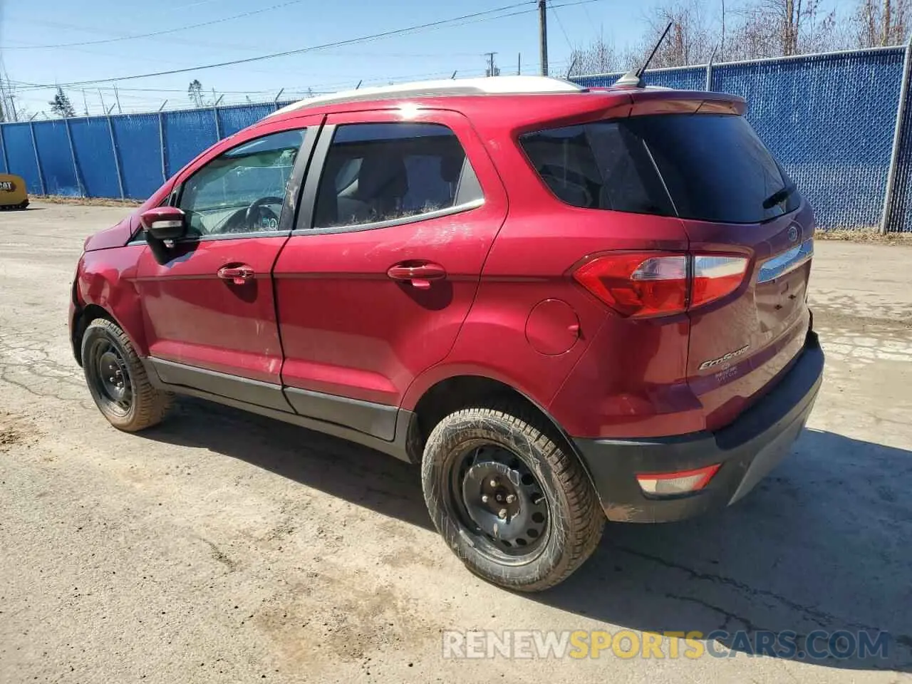 2 fotografías del automóvil dañado MAJ6S3KL5KC255764 FORD ECOSPORT 2019