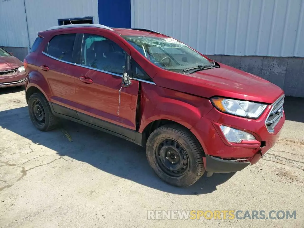 4 fotografías del automóvil dañado MAJ6S3KL5KC255764 FORD ECOSPORT 2019