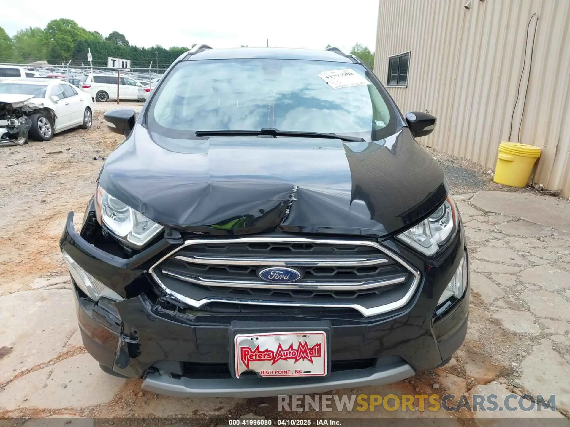 12 fotografías del automóvil dañado MAJ6S3KL8KC281579 FORD ECOSPORT 2019