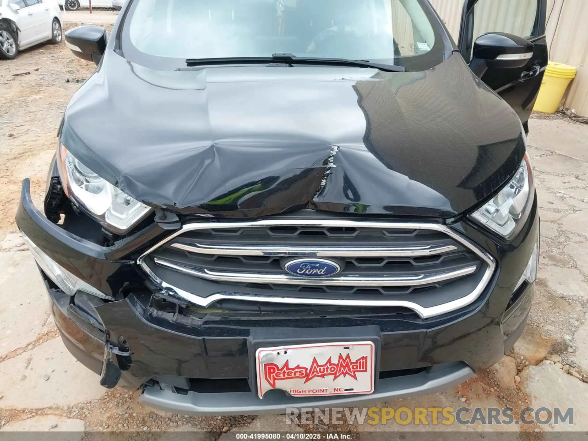 6 fotografías del automóvil dañado MAJ6S3KL8KC281579 FORD ECOSPORT 2019