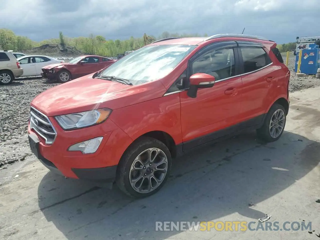 1 fotografías del automóvil dañado MAJ6S3KLXKC296665 FORD ECOSPORT 2019