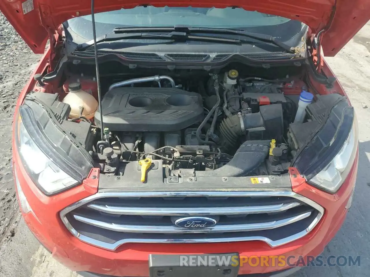 12 fotografías del automóvil dañado MAJ6S3KLXKC296665 FORD ECOSPORT 2019