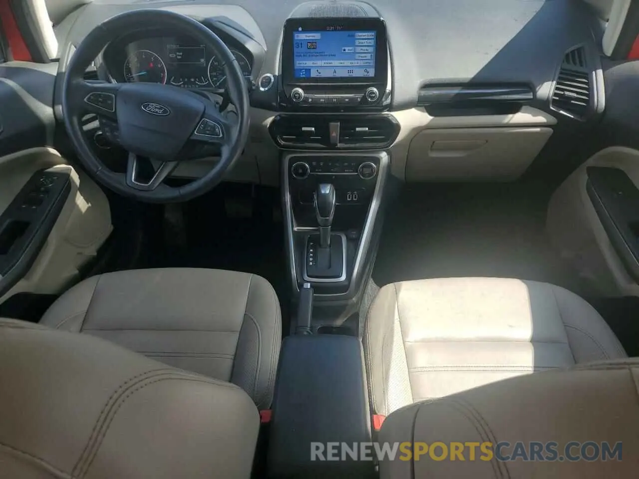 8 fotografías del automóvil dañado MAJ6S3KLXKC296665 FORD ECOSPORT 2019