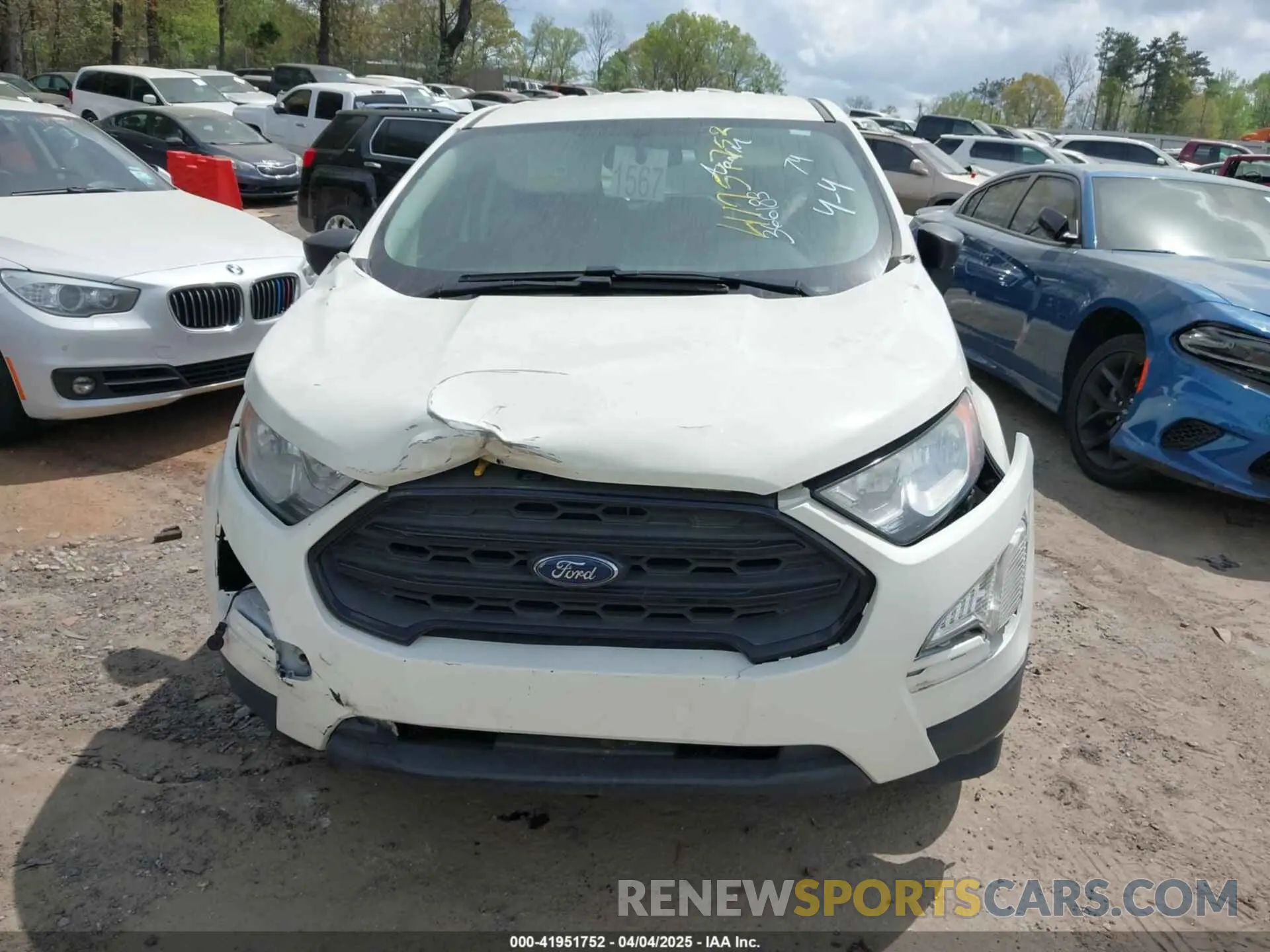 12 fotografías del automóvil dañado MAJ3S2FE0LC366183 FORD ECOSPORT 2020
