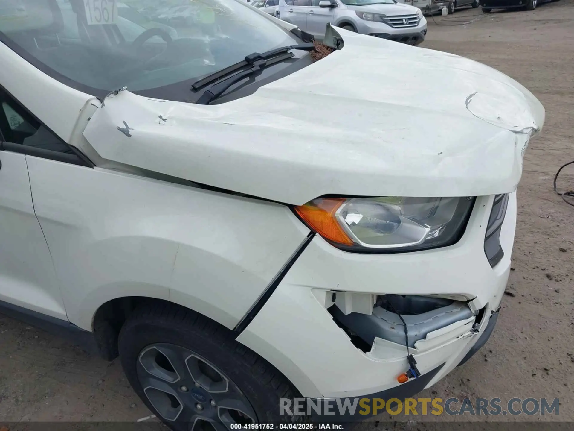 18 fotografías del automóvil dañado MAJ3S2FE0LC366183 FORD ECOSPORT 2020