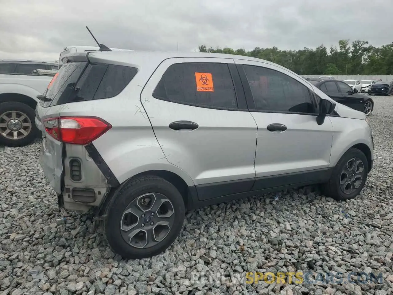 3 fotografías del automóvil dañado MAJ3S2FE1LC326002 FORD ECOSPORT 2020