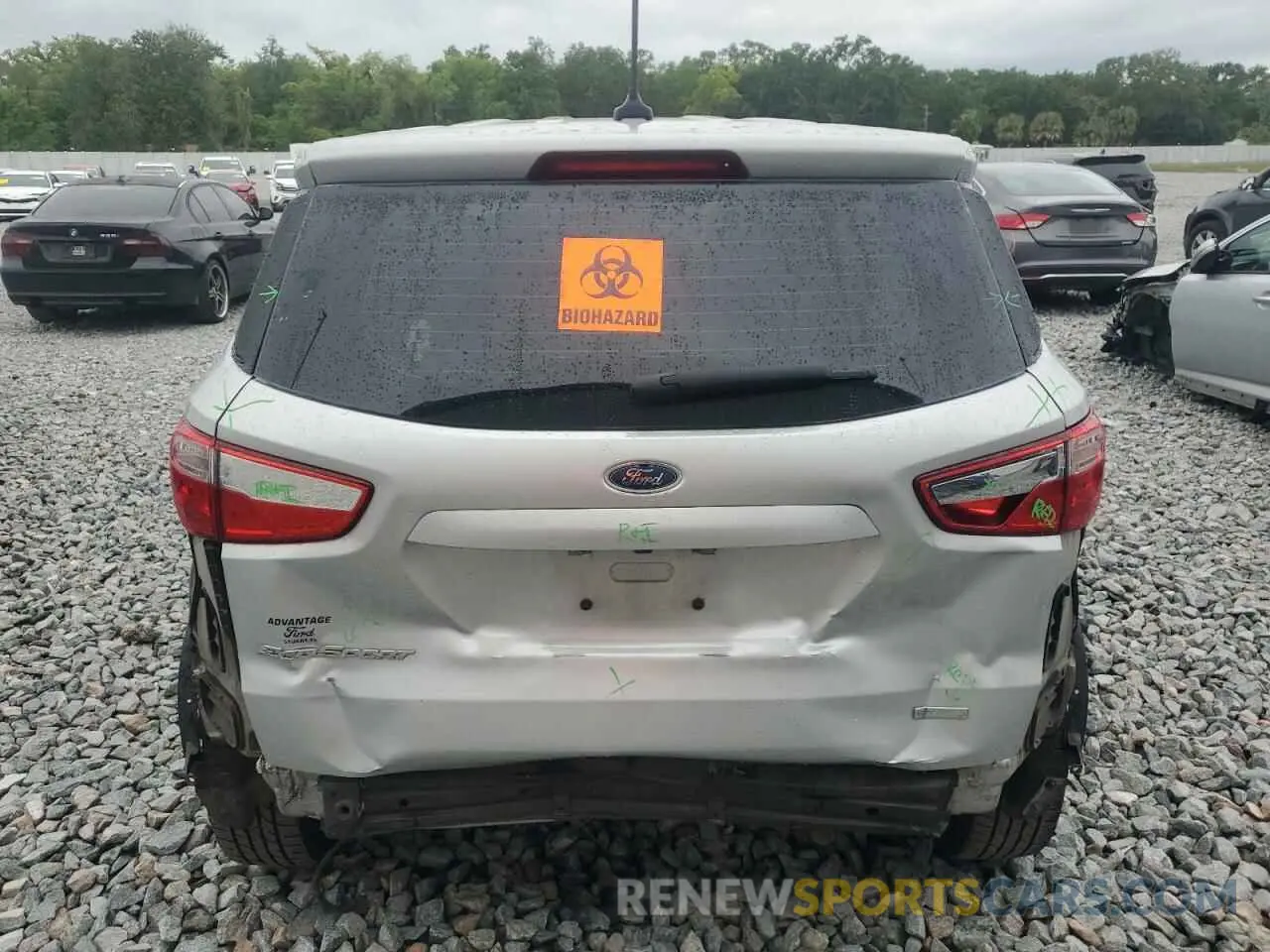 6 fotografías del automóvil dañado MAJ3S2FE1LC326002 FORD ECOSPORT 2020