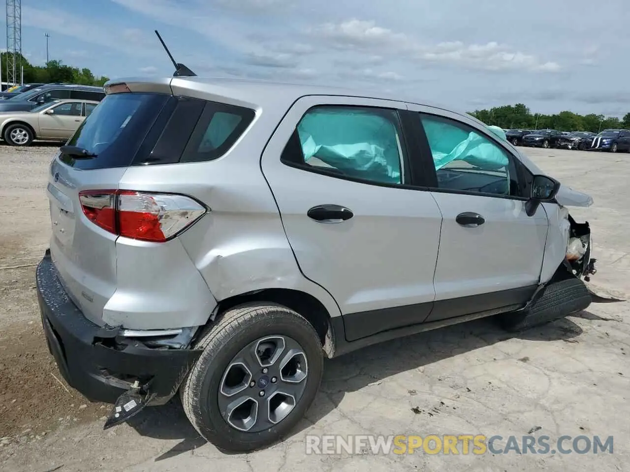 3 fotografías del automóvil dañado MAJ3S2FE1LC336240 FORD ECOSPORT 2020