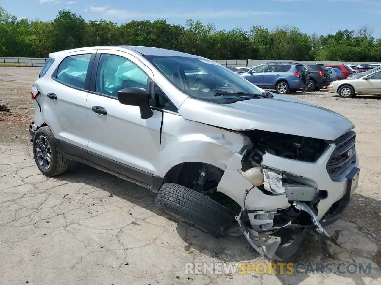 4 fotografías del automóvil dañado MAJ3S2FE1LC336240 FORD ECOSPORT 2020