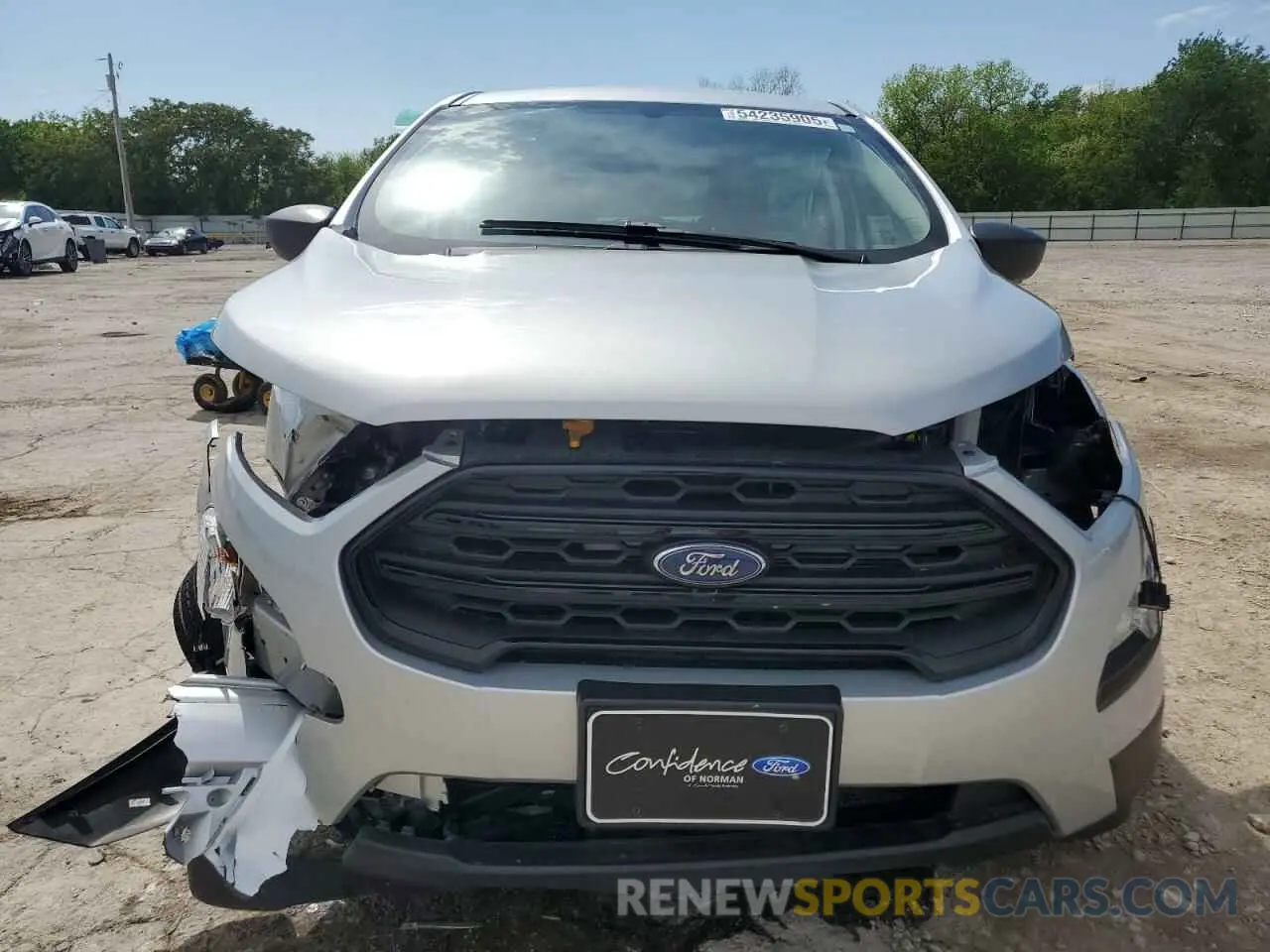 5 fotografías del automóvil dañado MAJ3S2FE1LC336240 FORD ECOSPORT 2020