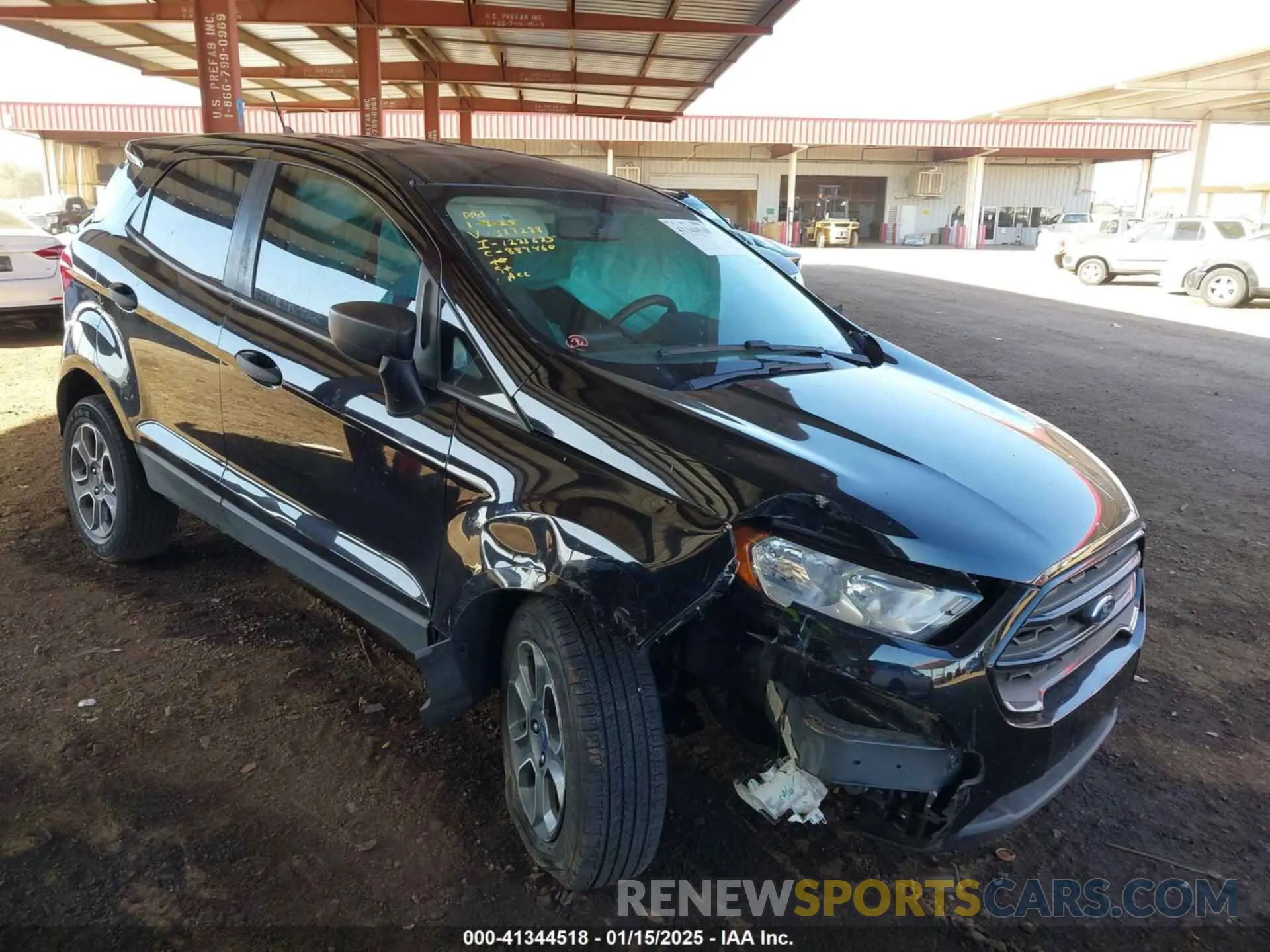 1 fotografías del automóvil dañado MAJ3S2FE3LC377288 FORD ECOSPORT 2020
