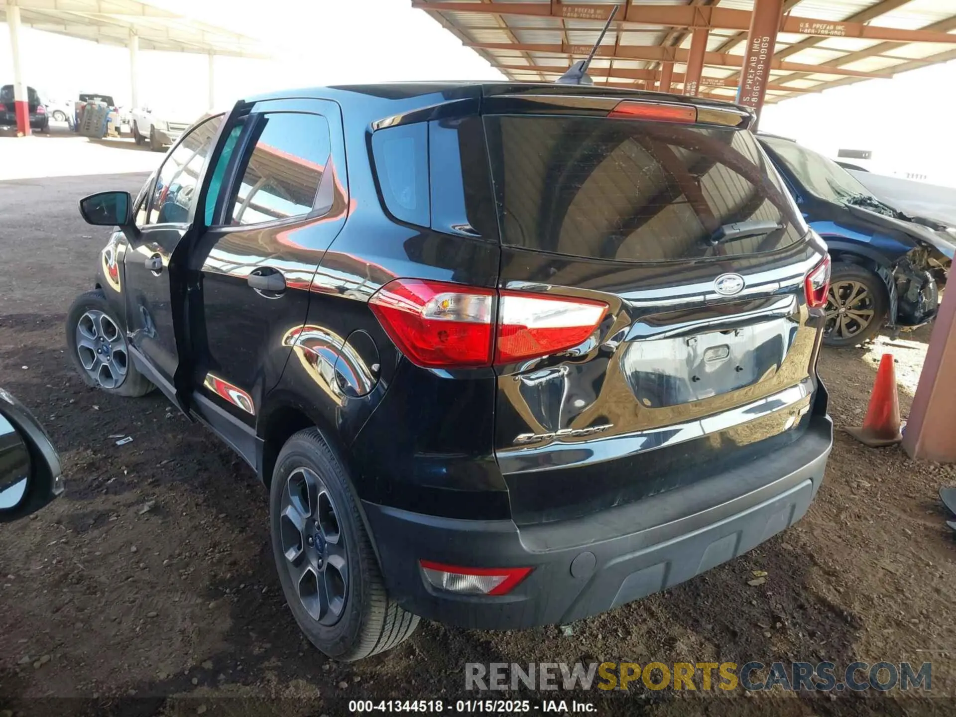 3 fotografías del automóvil dañado MAJ3S2FE3LC377288 FORD ECOSPORT 2020