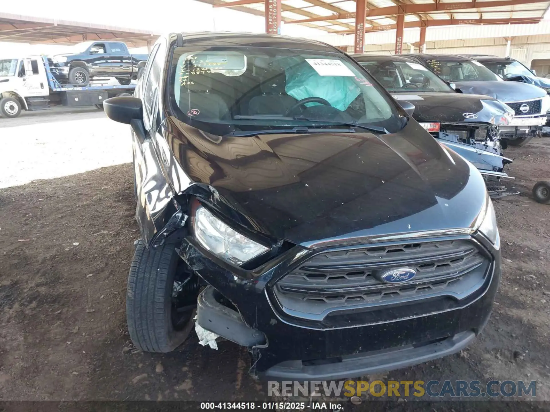 6 fotografías del automóvil dañado MAJ3S2FE3LC377288 FORD ECOSPORT 2020