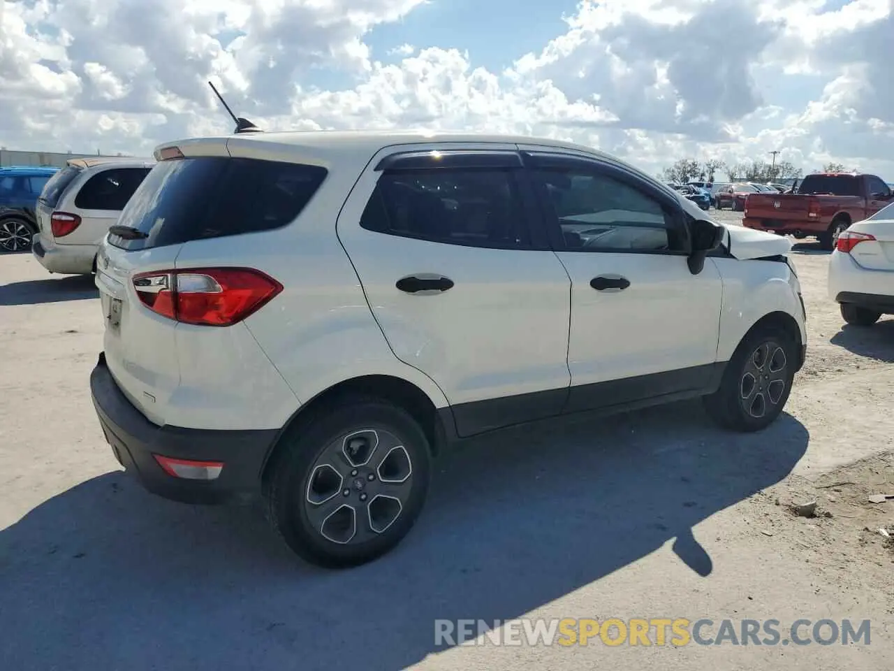 3 fotografías del automóvil dañado MAJ3S2FE9LC378459 FORD ECOSPORT 2020
