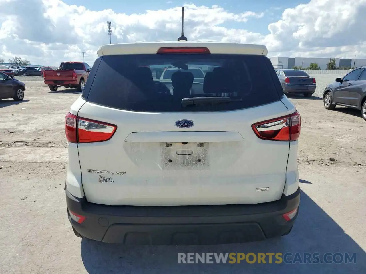 6 fotografías del automóvil dañado MAJ3S2FE9LC378459 FORD ECOSPORT 2020