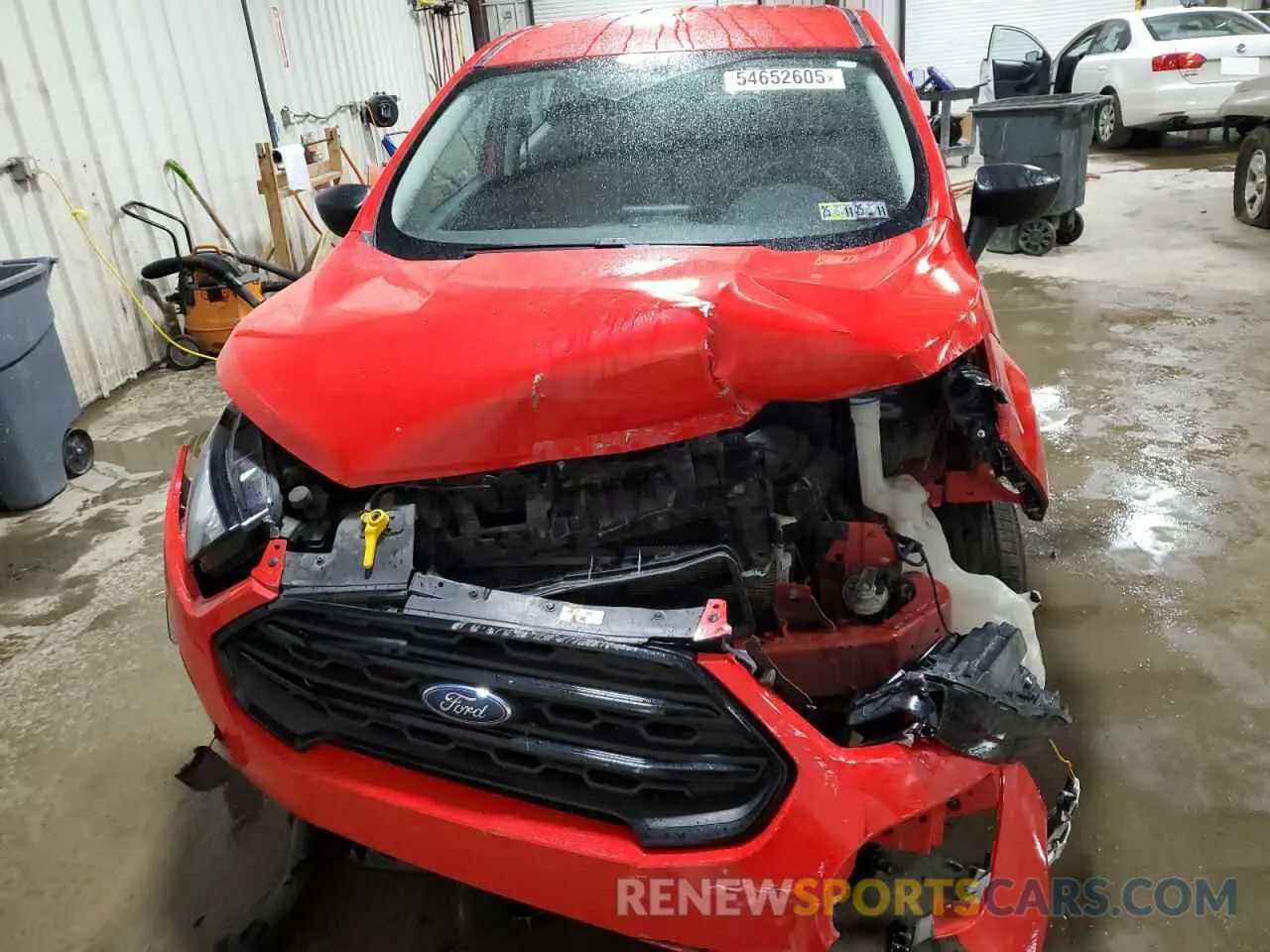 5 fotografías del automóvil dañado MAJ3S2FEXLC319856 FORD ECOSPORT 2020