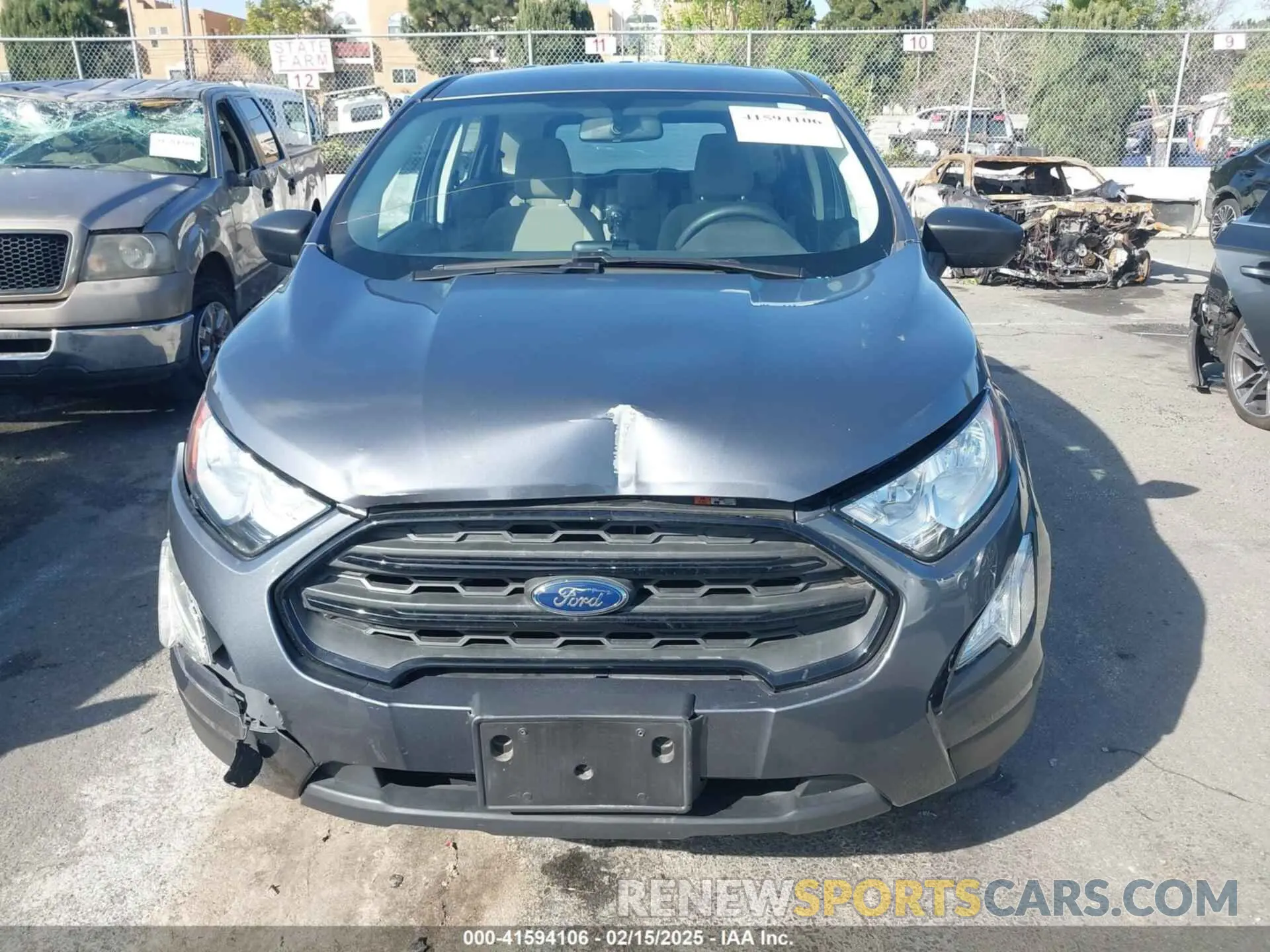 12 fotografías del automóvil dañado MAJ3S2FEXLC384707 FORD ECOSPORT 2020