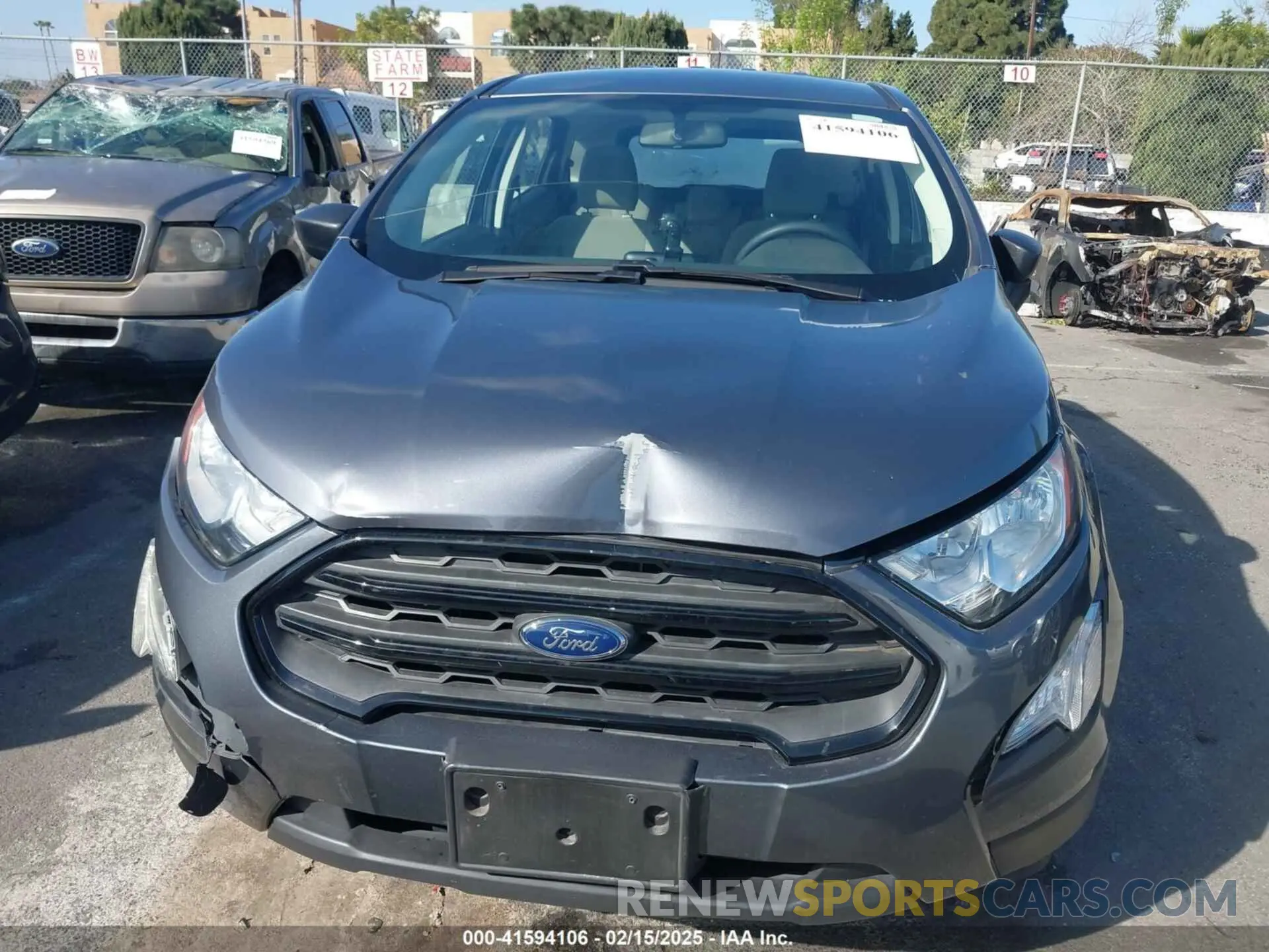 6 fotografías del automóvil dañado MAJ3S2FEXLC384707 FORD ECOSPORT 2020