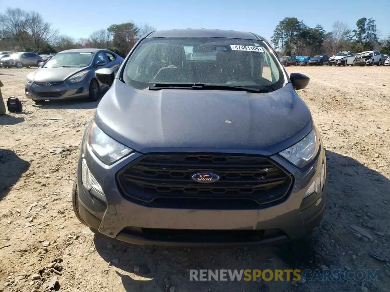 5 fotografías del automóvil dañado MAJ3S2FEXLC387123 FORD ECOSPORT 2020
