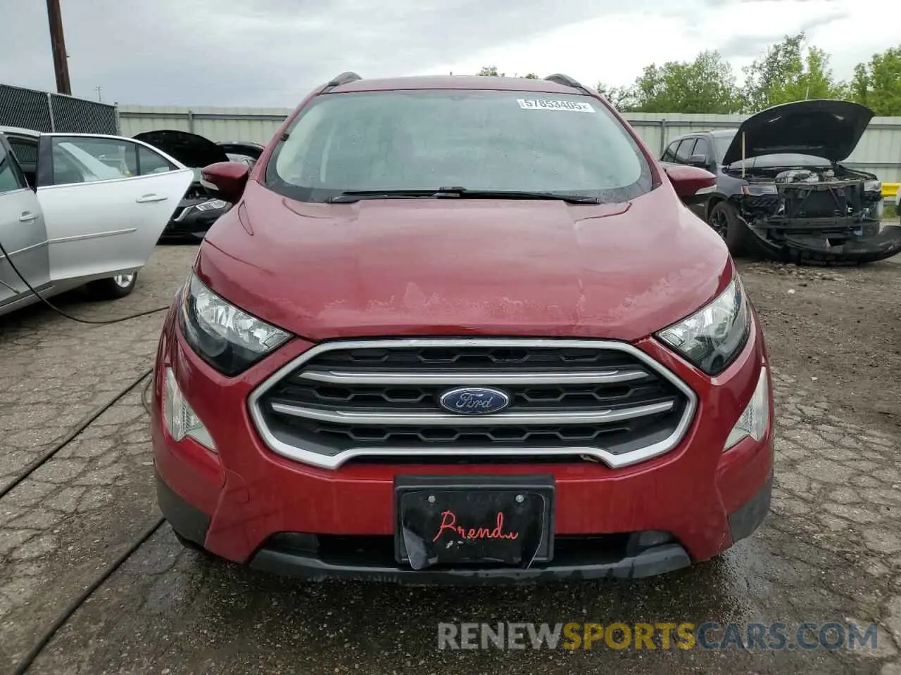 5 fotografías del automóvil dañado MAJ3S2GE0LC321002 FORD ECOSPORT 2020