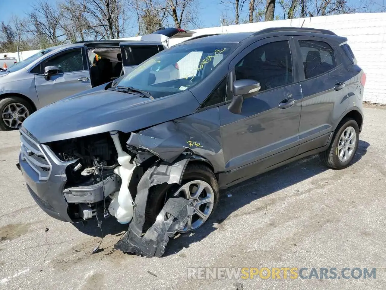 1 fotografías del automóvil dañado MAJ3S2GE0LC321050 FORD ECOSPORT 2020