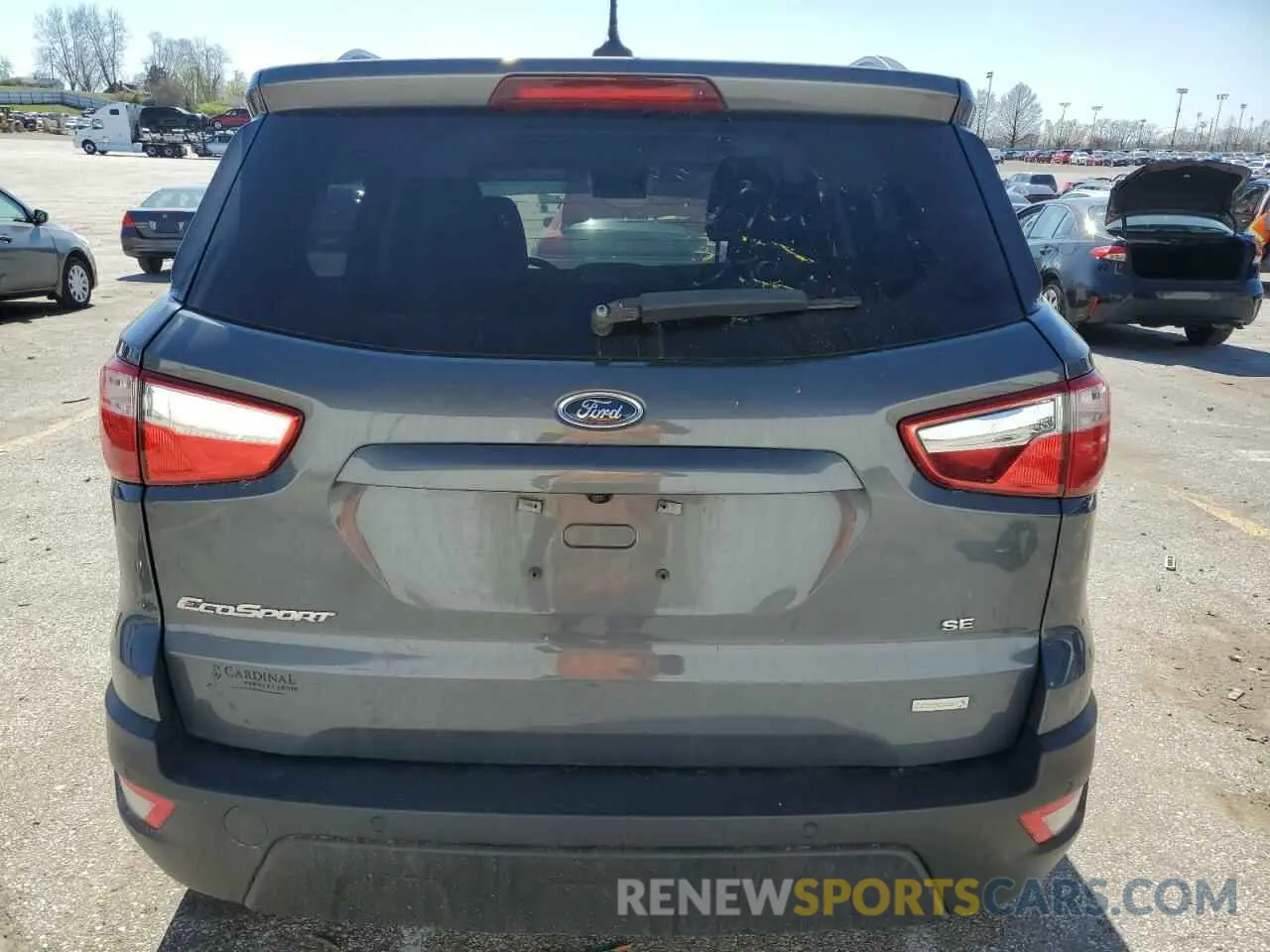 6 fotografías del automóvil dañado MAJ3S2GE0LC321050 FORD ECOSPORT 2020