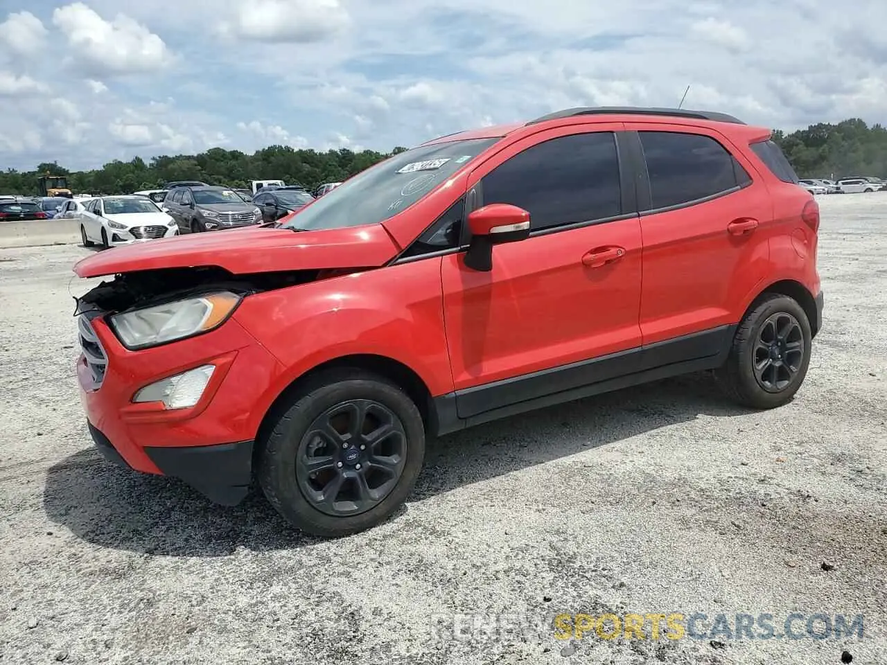 1 fotografías del automóvil dañado MAJ3S2GE0LC331772 FORD ECOSPORT 2020