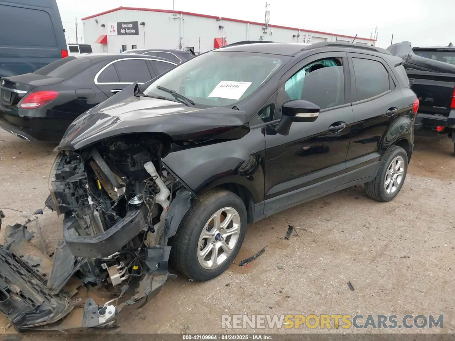 2 fotografías del automóvil dañado MAJ3S2GE0LC337393 FORD ECOSPORT 2020