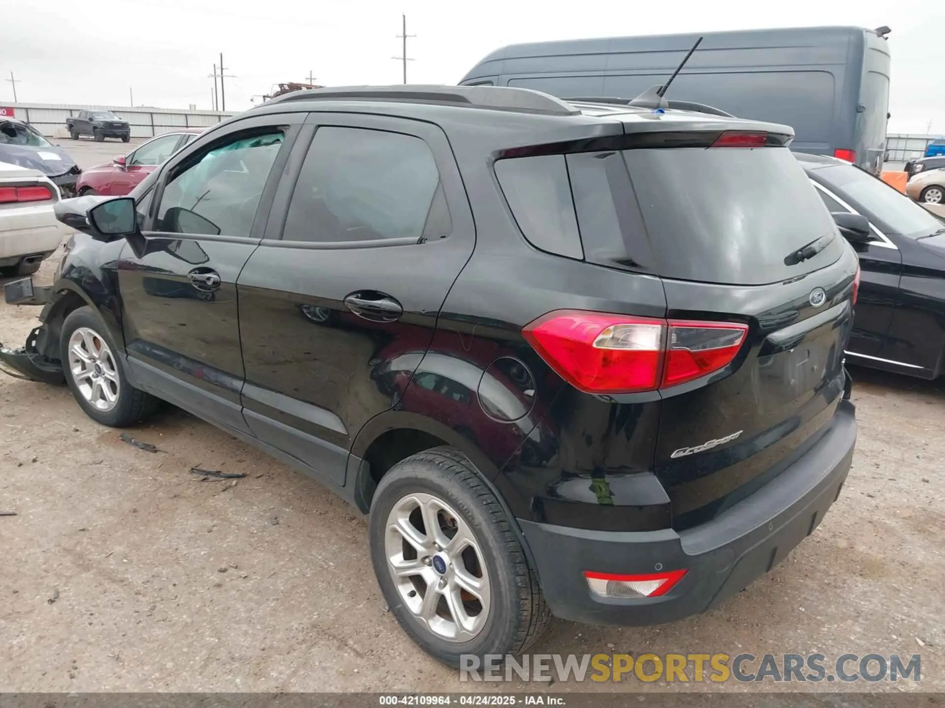 3 fotografías del automóvil dañado MAJ3S2GE0LC337393 FORD ECOSPORT 2020