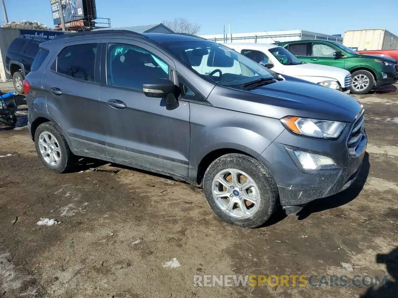 4 fotografías del automóvil dañado MAJ3S2GE0LC361371 FORD ECOSPORT 2020
