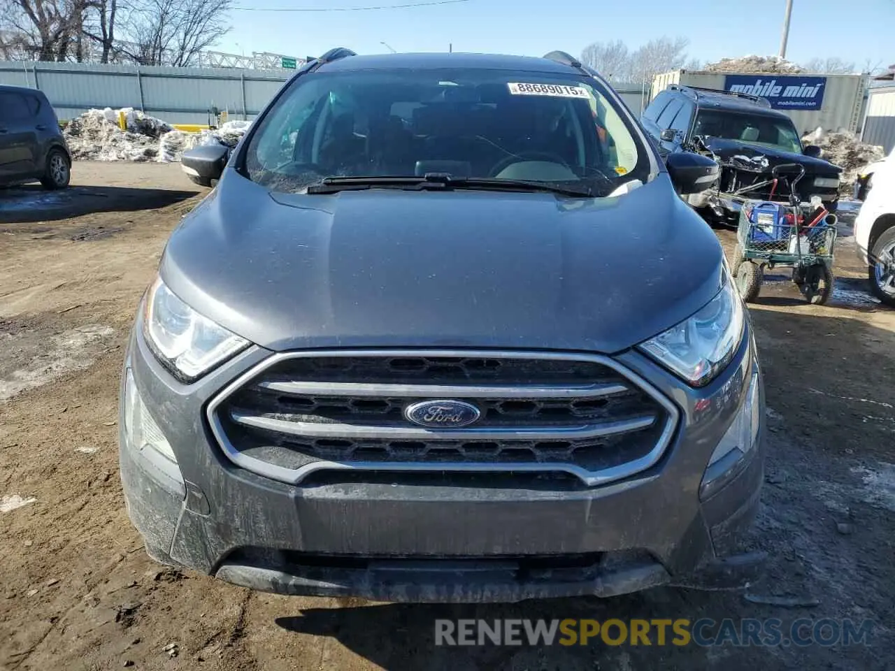 5 fotografías del automóvil dañado MAJ3S2GE0LC361371 FORD ECOSPORT 2020
