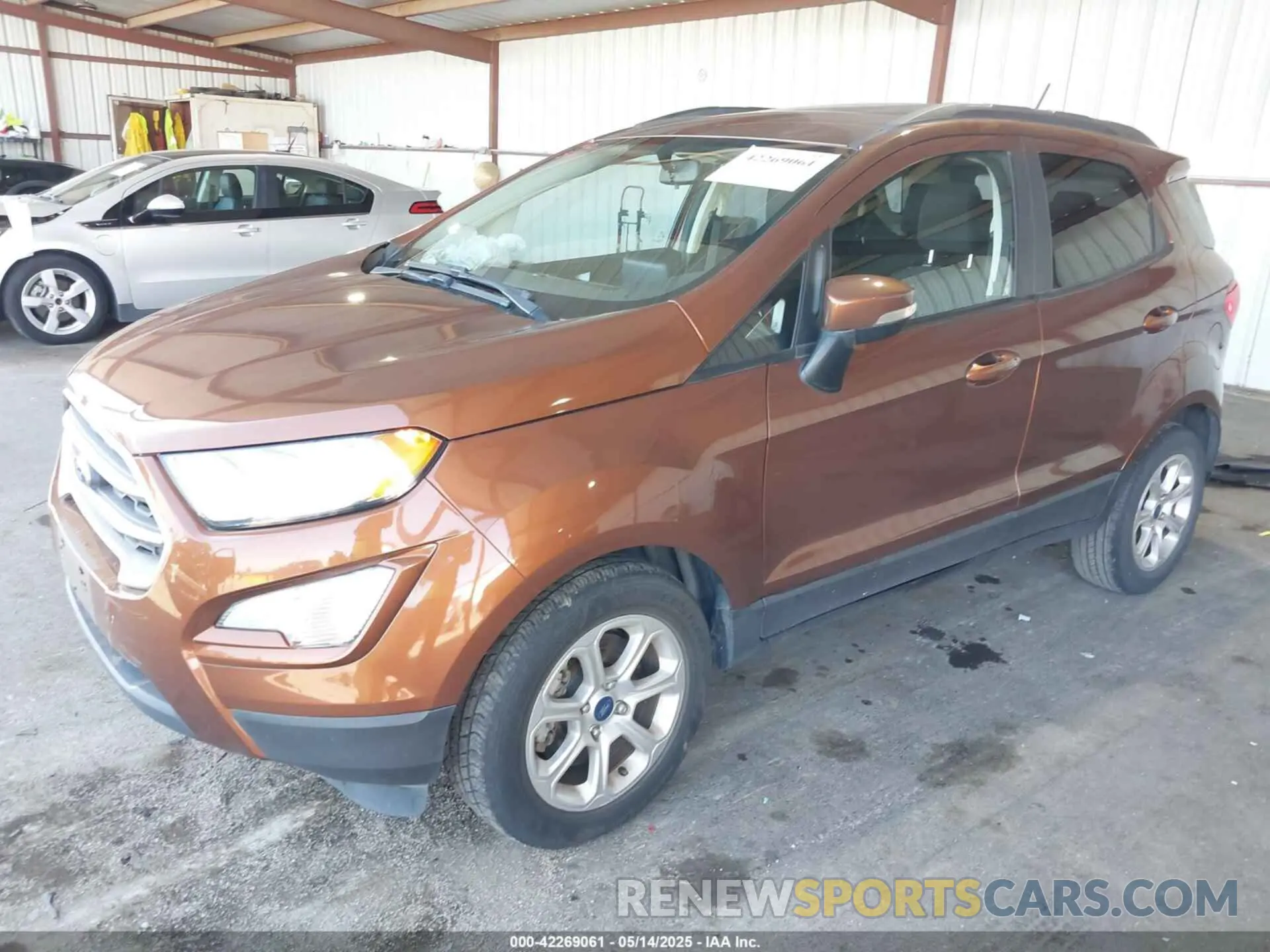 2 fotografías del automóvil dañado MAJ3S2GE1LC312339 FORD ECOSPORT 2020