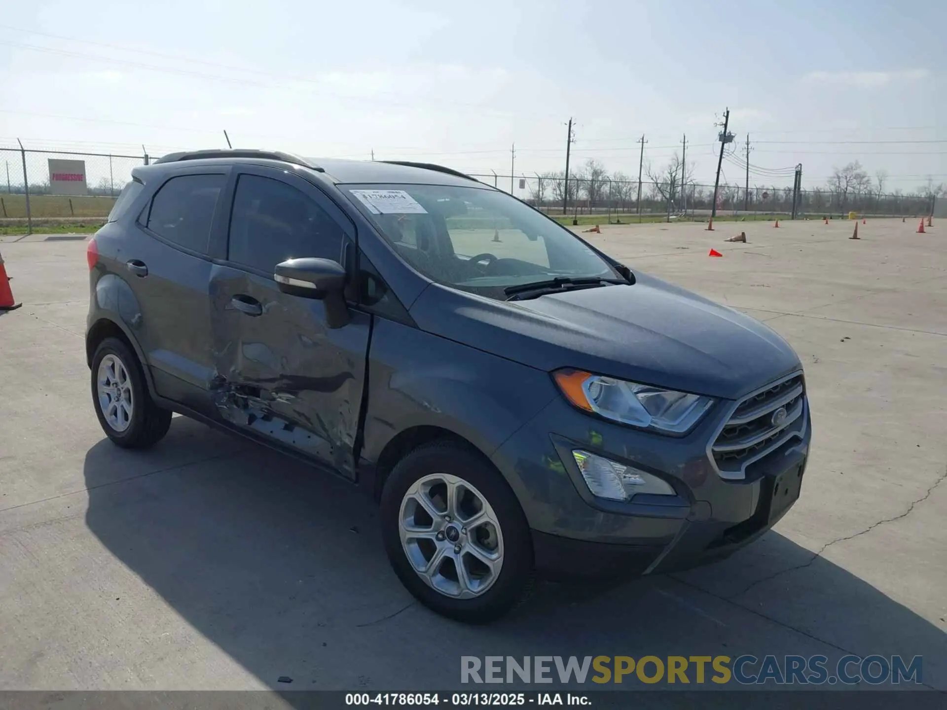 1 fotografías del automóvil dañado MAJ3S2GE1LC333837 FORD ECOSPORT 2020