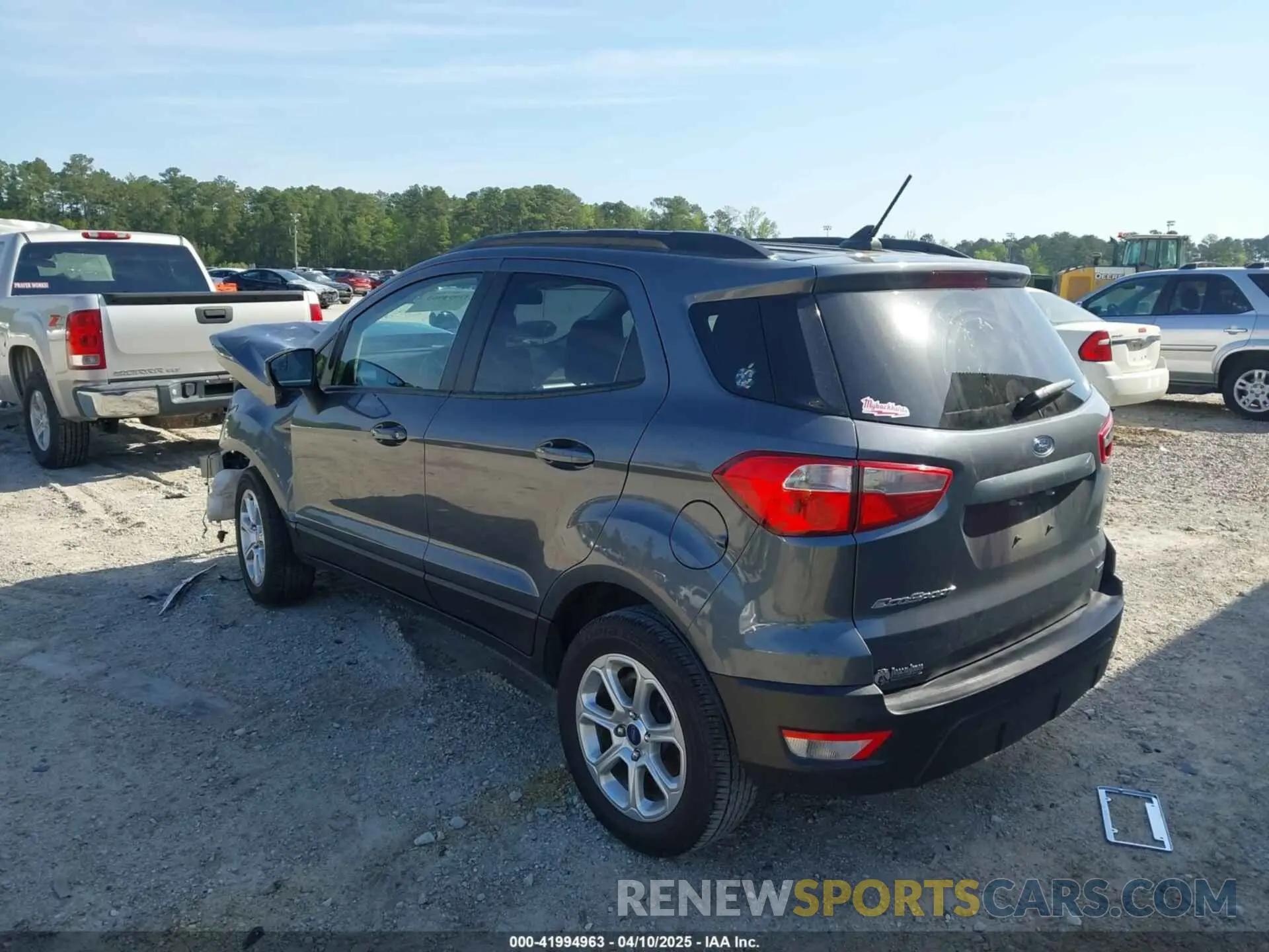 3 fotografías del automóvil dañado MAJ3S2GE1LC335572 FORD ECOSPORT 2020