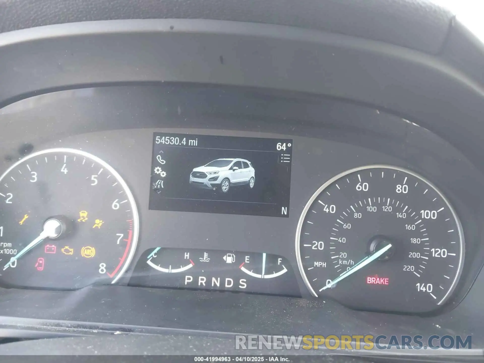 7 fotografías del automóvil dañado MAJ3S2GE1LC335572 FORD ECOSPORT 2020