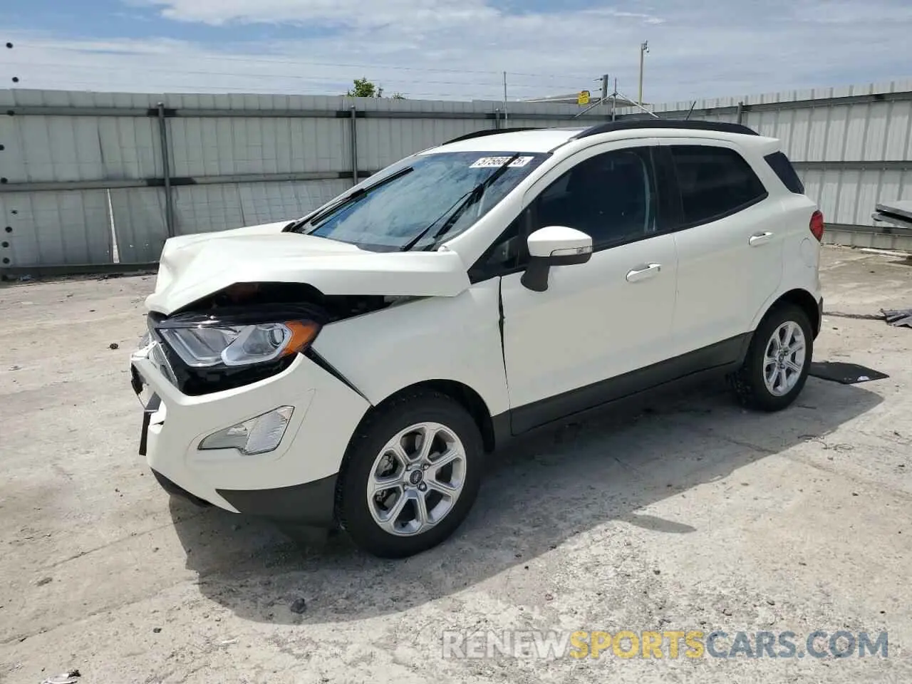1 fotografías del automóvil dañado MAJ3S2GE1LC340030 FORD ECOSPORT 2020
