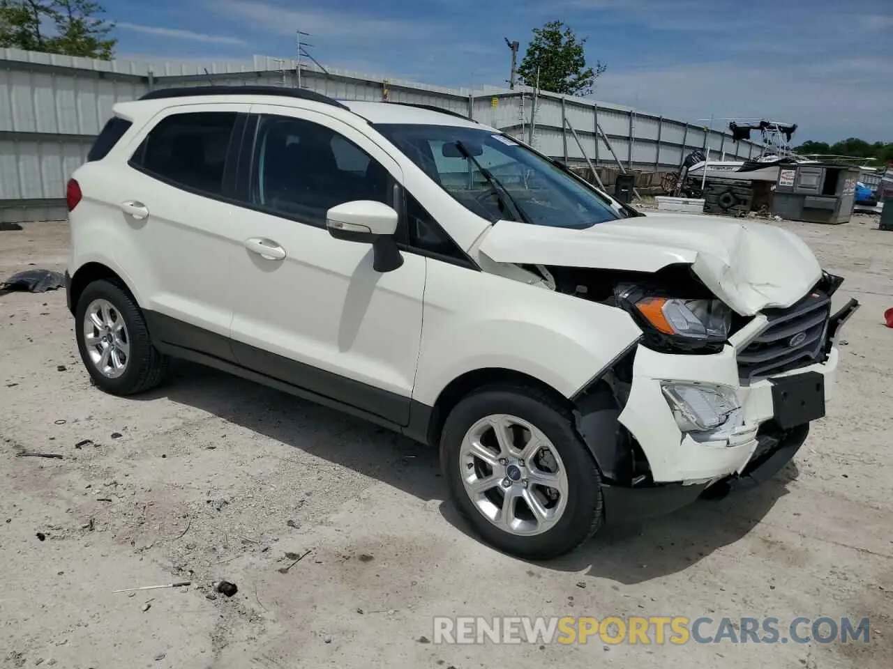4 fotografías del automóvil dañado MAJ3S2GE1LC340030 FORD ECOSPORT 2020