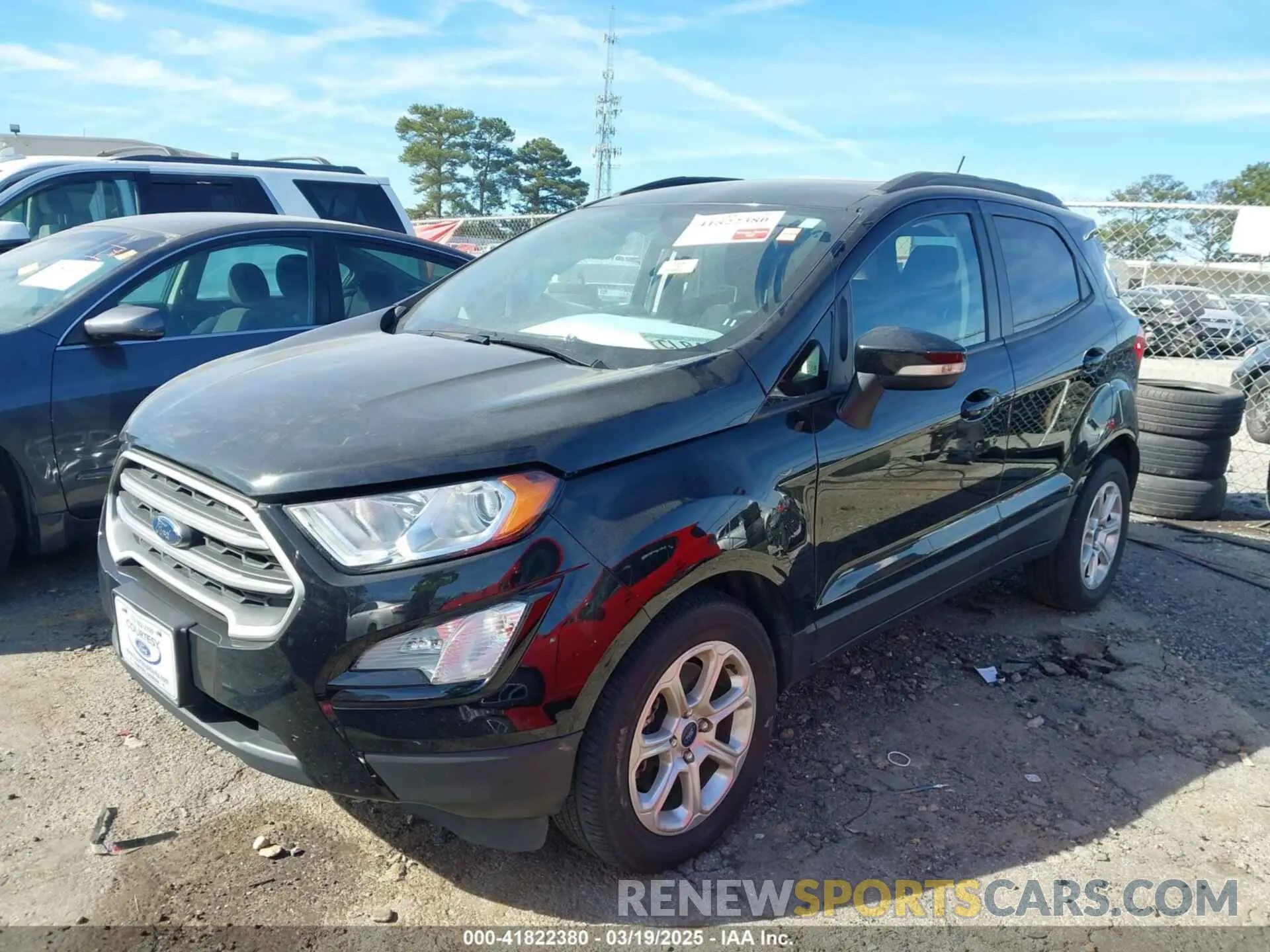 14 fotografías del automóvil dañado MAJ3S2GE1LC362982 FORD ECOSPORT 2020