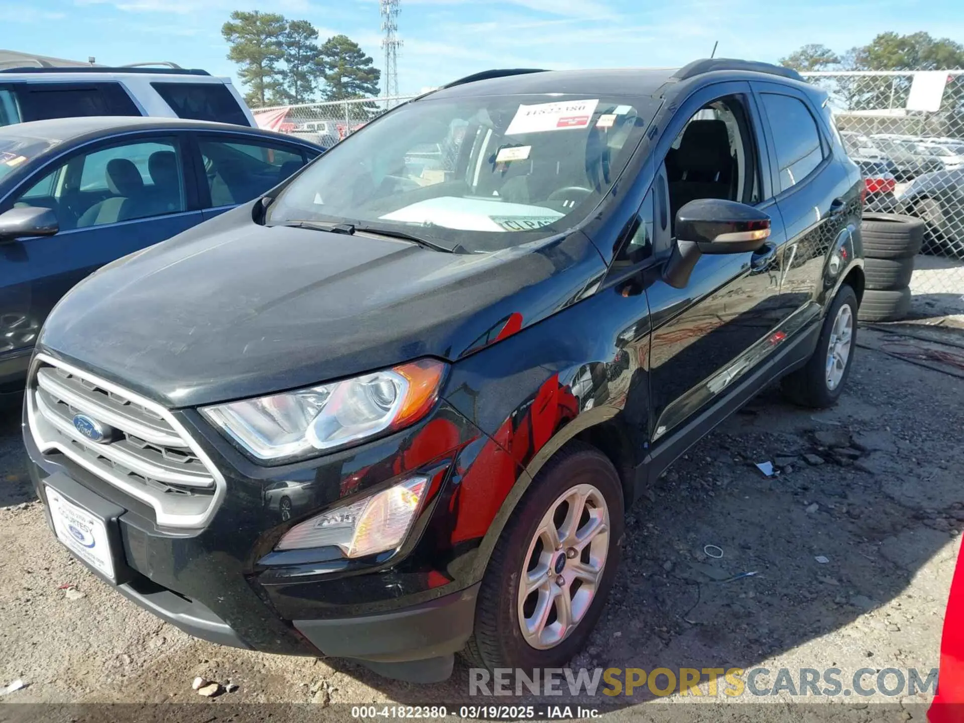 2 fotografías del automóvil dañado MAJ3S2GE1LC362982 FORD ECOSPORT 2020