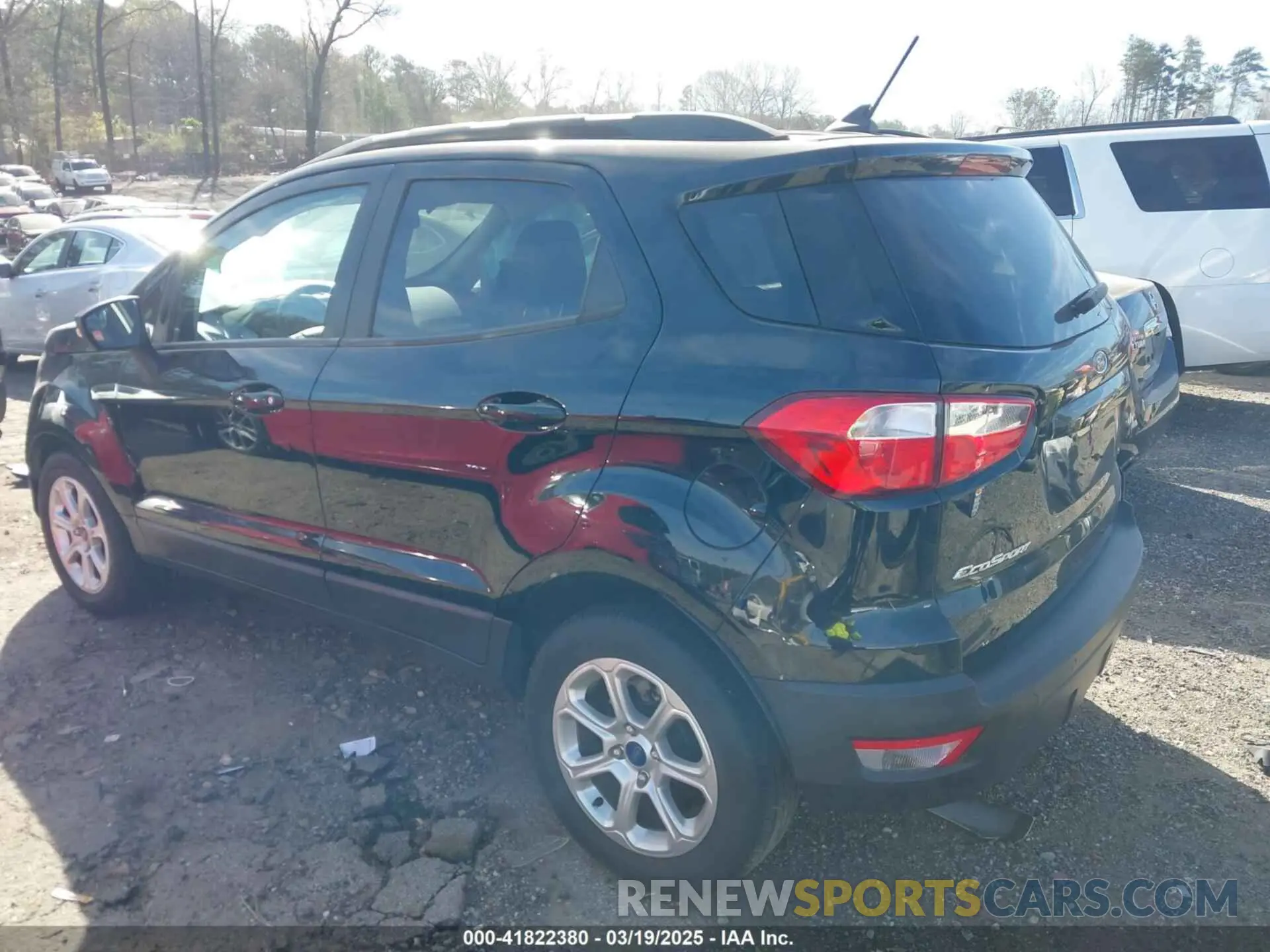3 fotografías del automóvil dañado MAJ3S2GE1LC362982 FORD ECOSPORT 2020