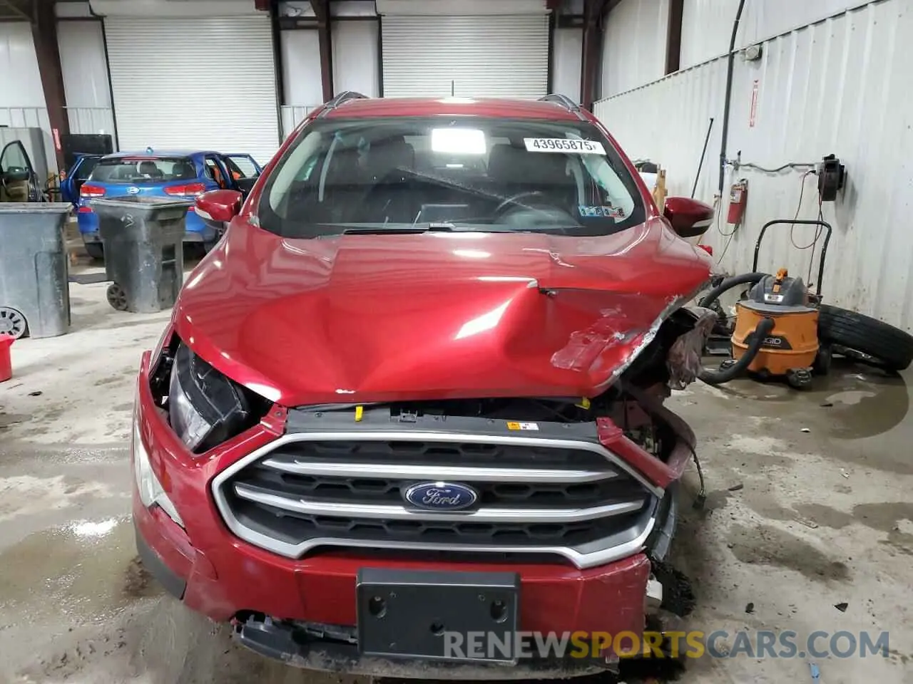 5 fotografías del automóvil dañado MAJ3S2GE1LC375571 FORD ECOSPORT 2020
