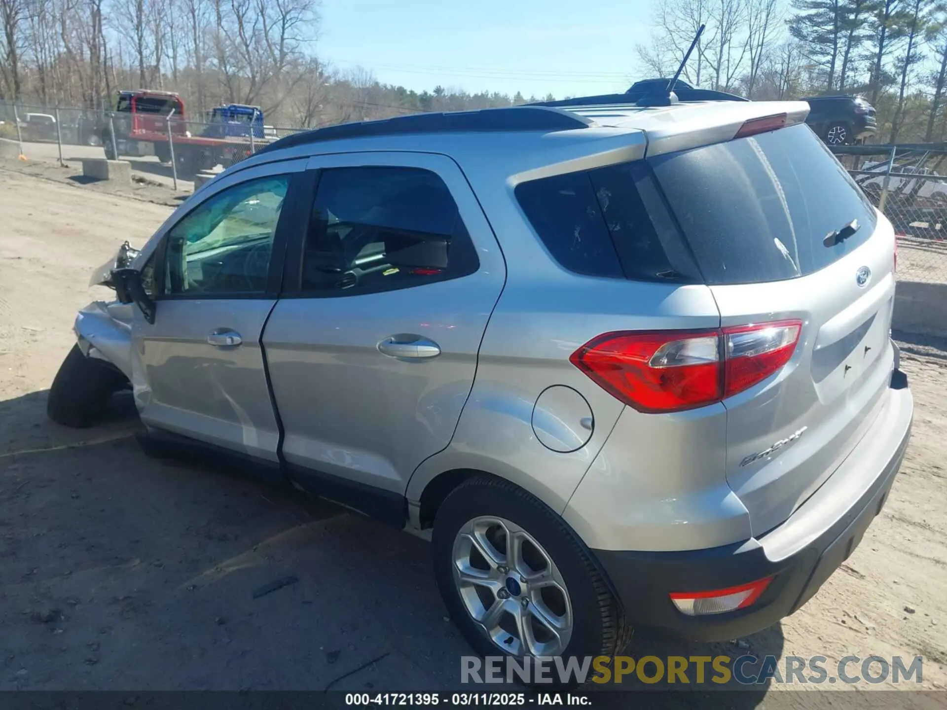3 fotografías del automóvil dañado MAJ3S2GE1LC378258 FORD ECOSPORT 2020