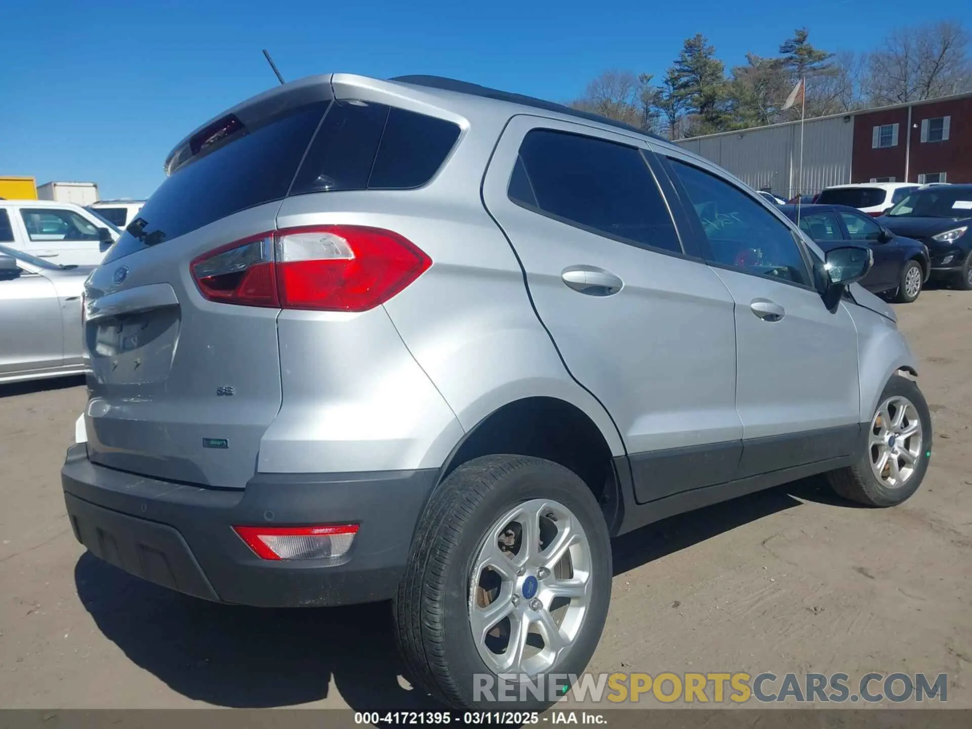 4 fotografías del automóvil dañado MAJ3S2GE1LC378258 FORD ECOSPORT 2020