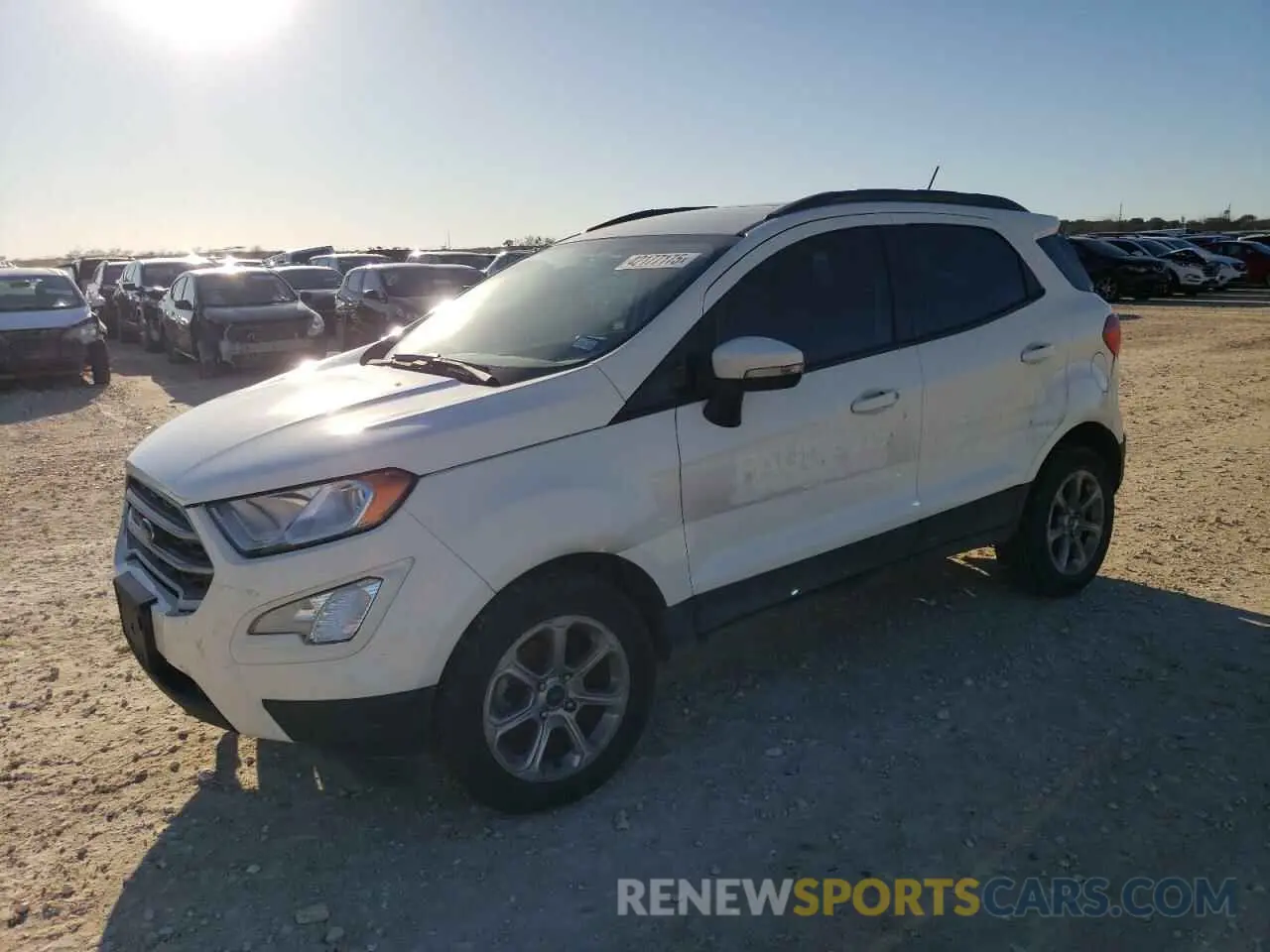 1 fotografías del automóvil dañado MAJ3S2GE1LC389230 FORD ECOSPORT 2020