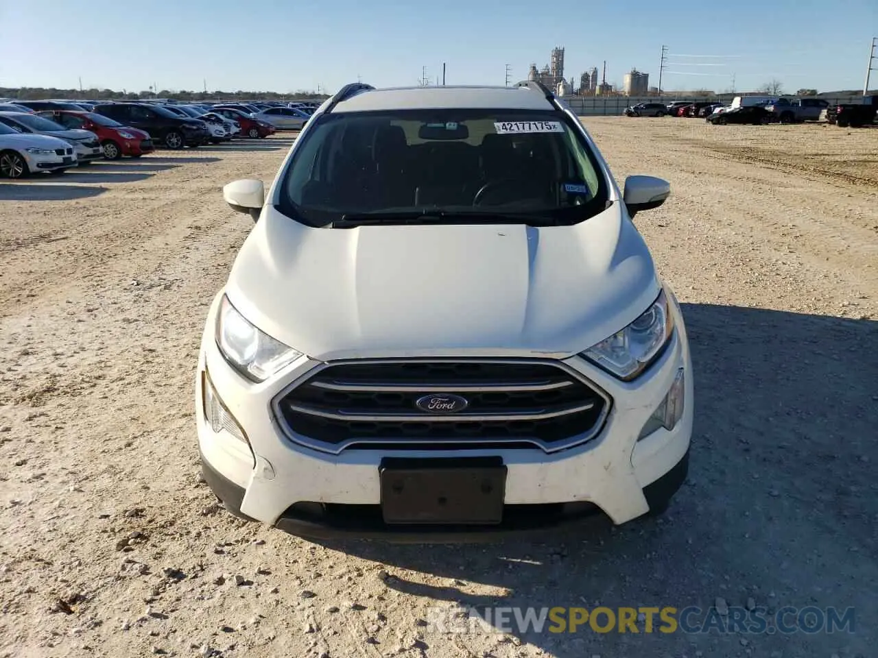 5 fotografías del automóvil dañado MAJ3S2GE1LC389230 FORD ECOSPORT 2020