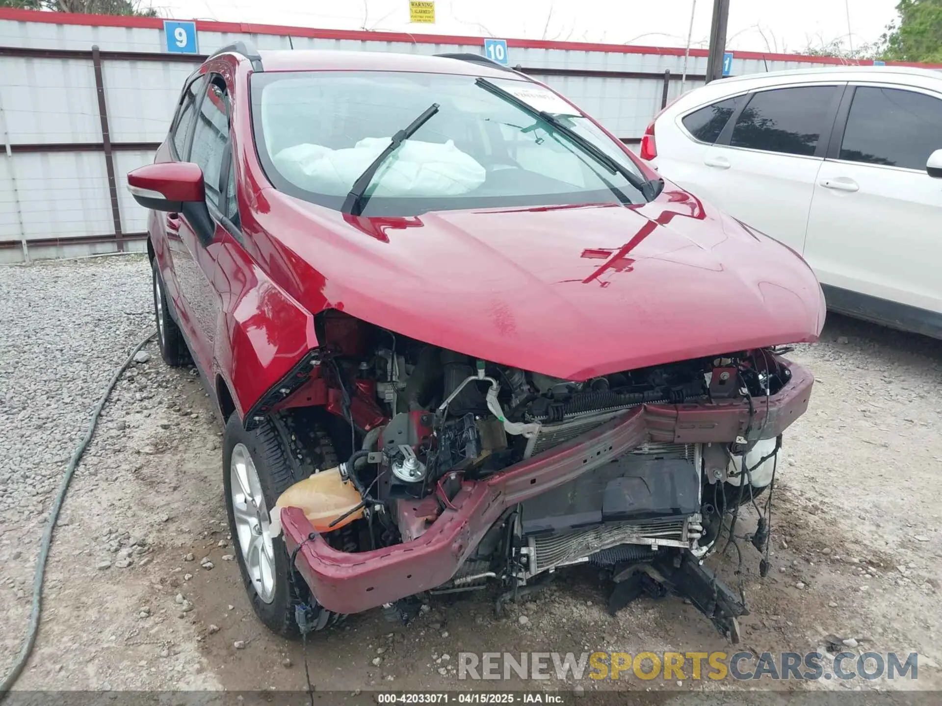 6 fotografías del automóvil dañado MAJ3S2GE1LC389289 FORD ECOSPORT 2020