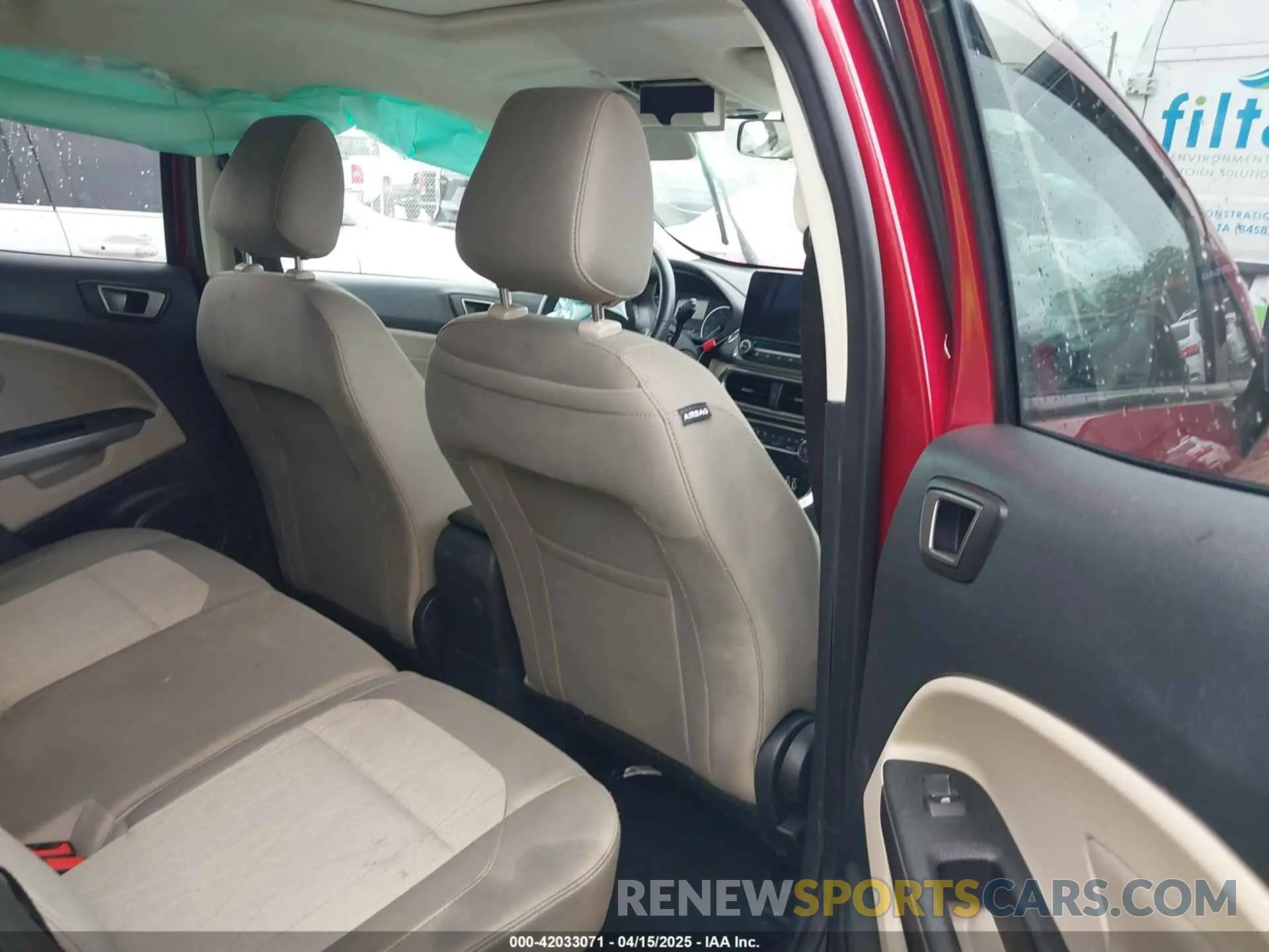 8 fotografías del automóvil dañado MAJ3S2GE1LC389289 FORD ECOSPORT 2020