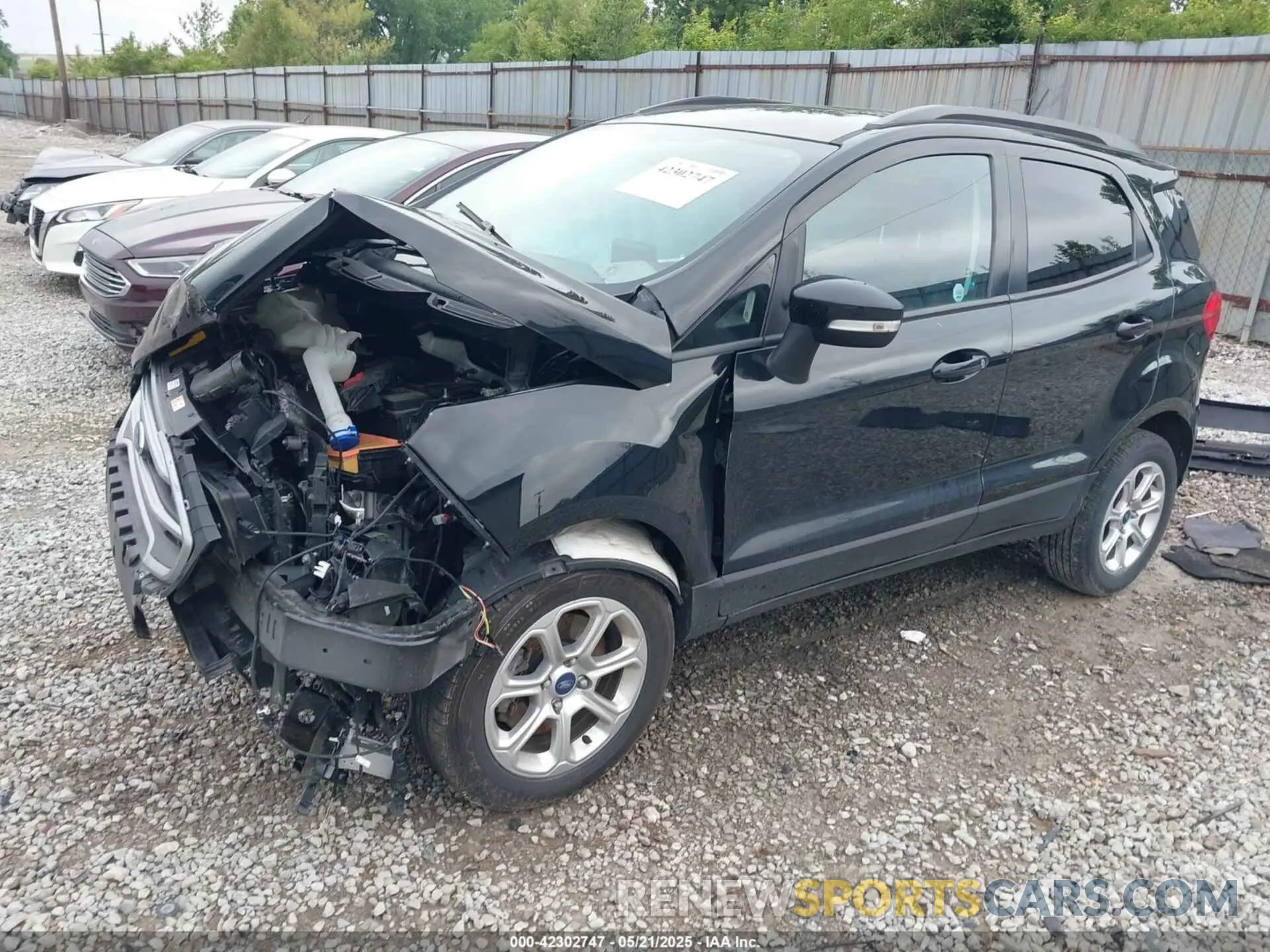 2 fotografías del automóvil dañado MAJ3S2GE2LC320997 FORD ECOSPORT 2020
